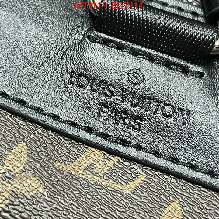 LV Bags(4A)-Backpack-,2023 replica ,ID: BD7111,$: 119USD