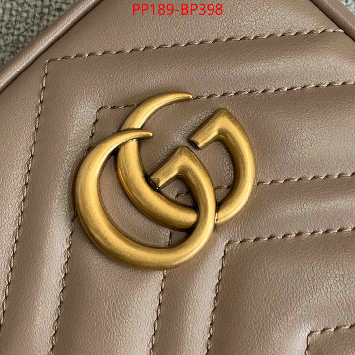 Gucci Bags(TOP)-Marmont,ID: BP398,$:189USD