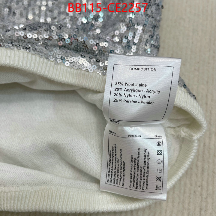 Clothing-Chanel,styles & where to buy , ID: CE2257,$: 115USD