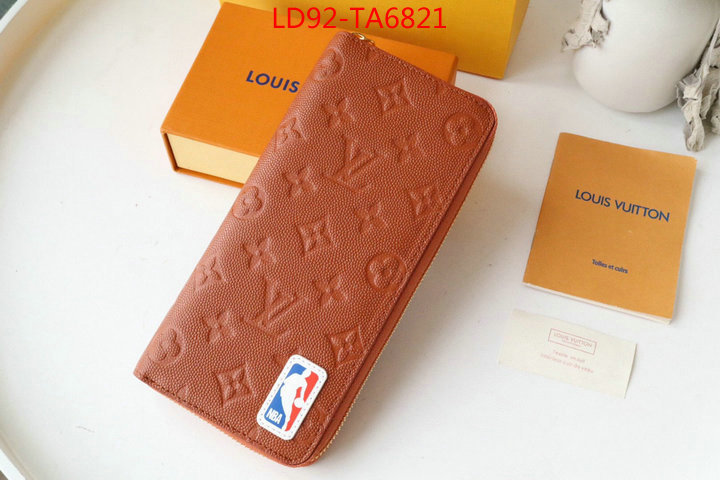 LV Bags(TOP)-Wallet,ID: TA6821,$: 92USD
