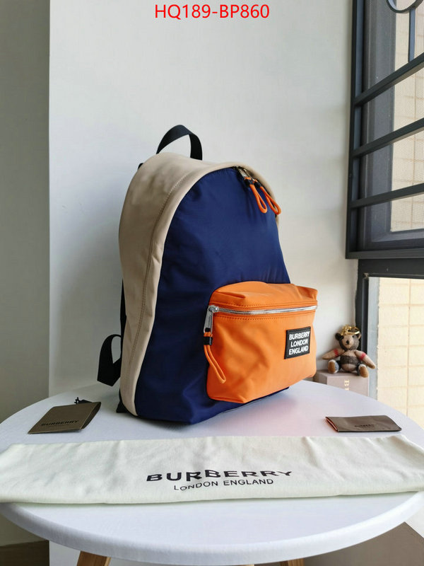 Burberry Bags(TOP)-Backpack-,perfect ,ID: BP860,$: 189USD