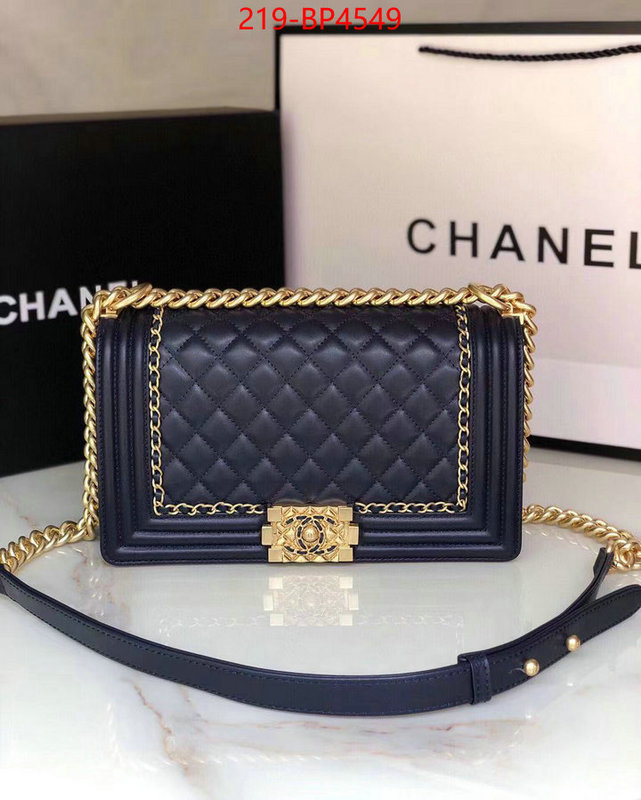 Chanel Bags(TOP)-Le Boy,ID: BP4549,$: 219USD