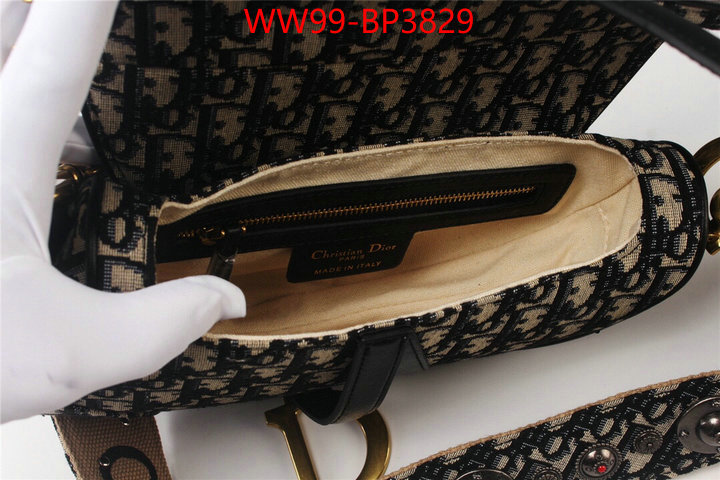 Dior Bags(4A)-Saddle-,ID: BP3829,$: 99USD