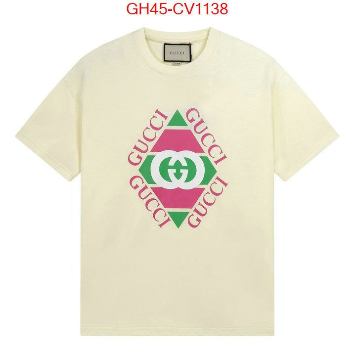 Clothing-Gucci,where to buy the best replica , ID: CV1138,$: 45USD