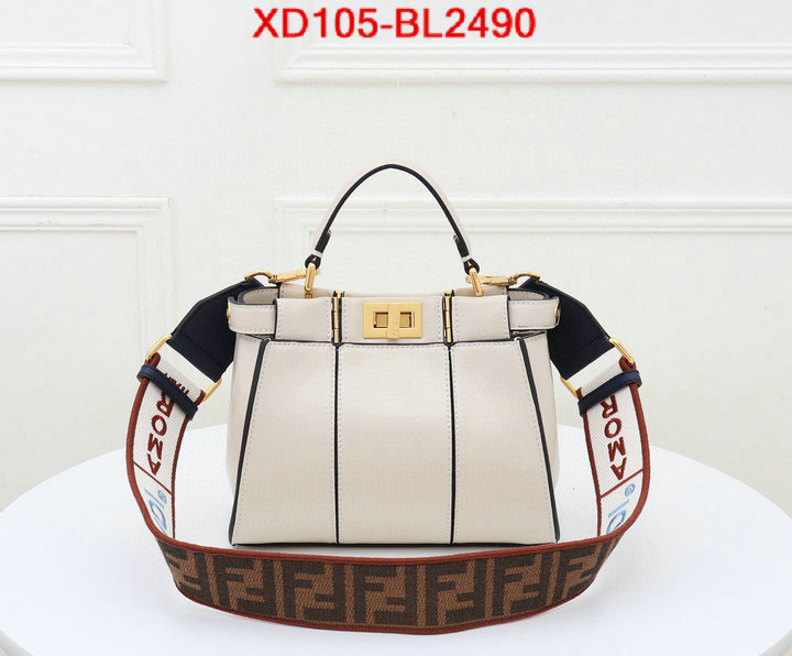 Fendi Bags(4A)-Peekaboo,high quality designer replica ,ID: BL2490,$: 105USD