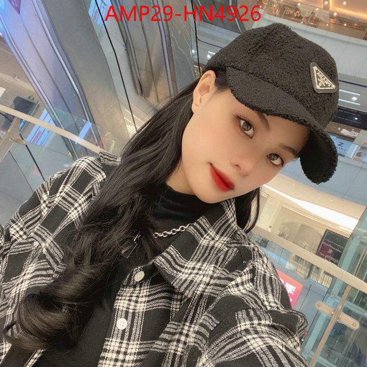 Cap (Hat)-Prada,2023 aaaaa replica 1st copy , ID: HN4926,$: 29USD