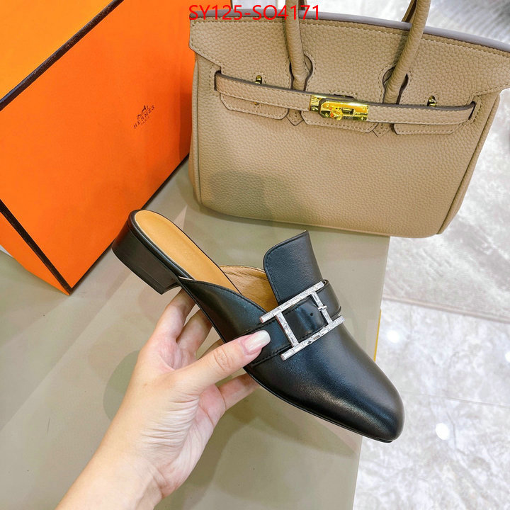 Women Shoes-Hermes,the highest quality fake , ID: SO4171,$: 125USD