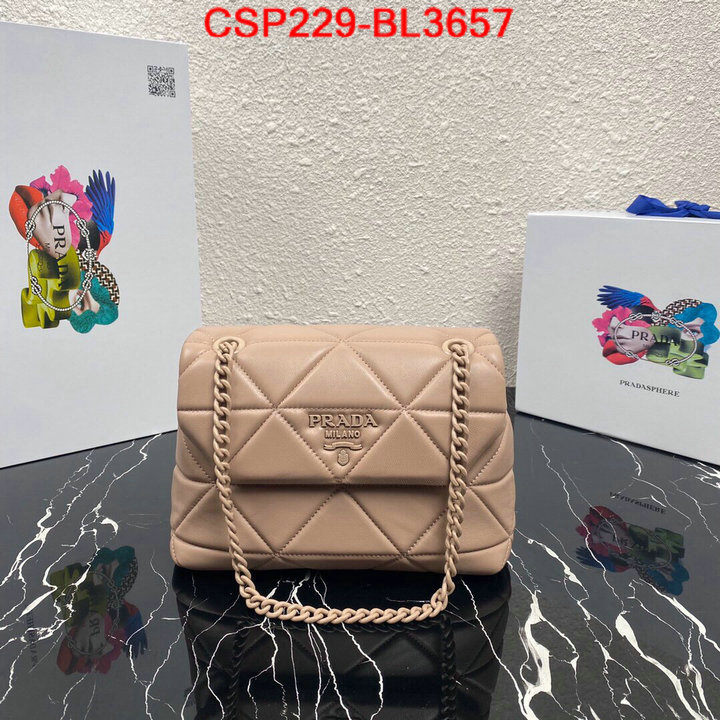 Prada Bags(TOP)-Diagonal-,ID: BL3657,$: 229USD