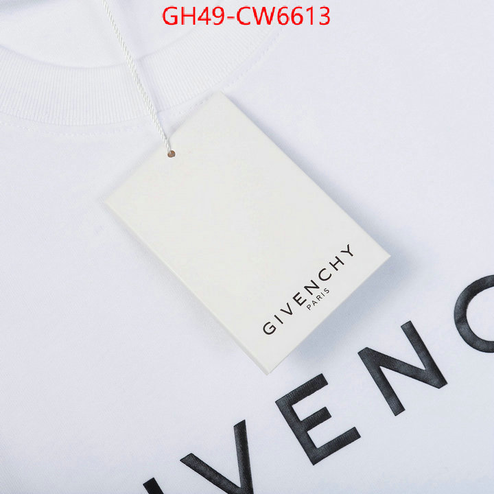 Clothing-Givenchy,buy the best replica ,ID: CW6613,$: 49USD