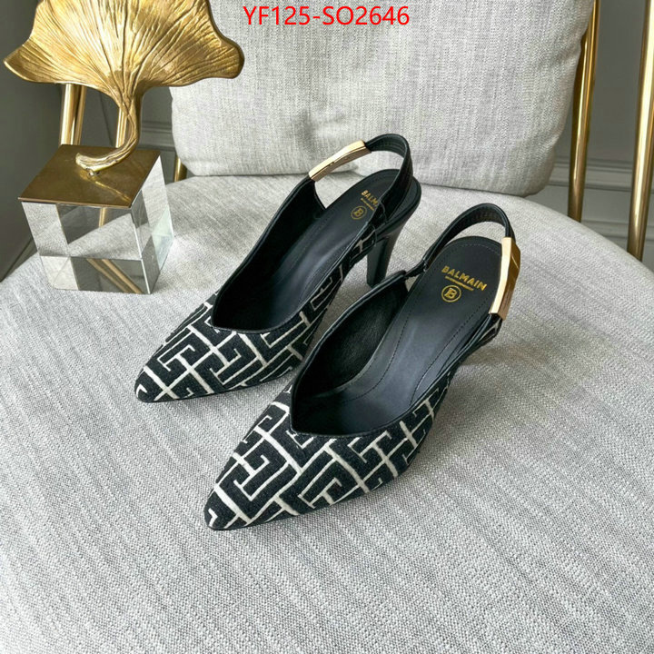 Women Shoes-Balmain,top quality designer replica , ID: SO2646,$: 125USD