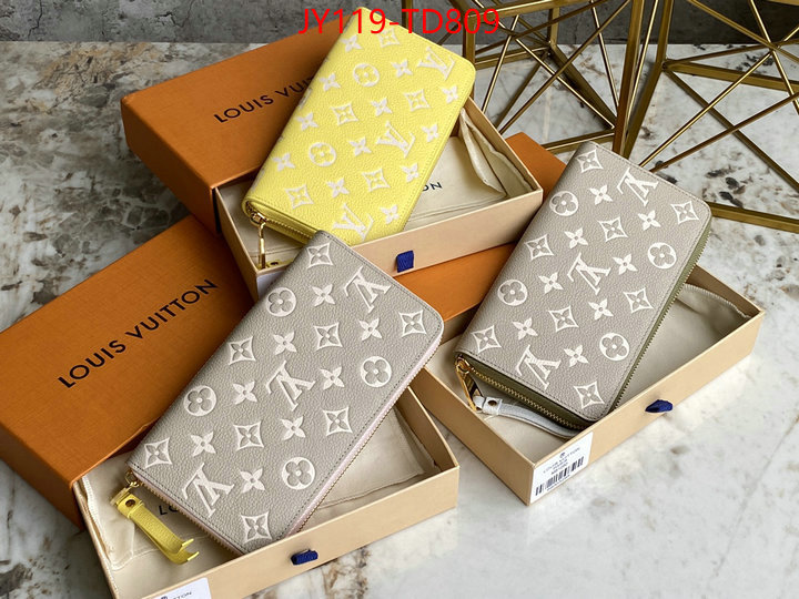 LV Bags(TOP)-Wallet,ID: TD809,$: 119USD