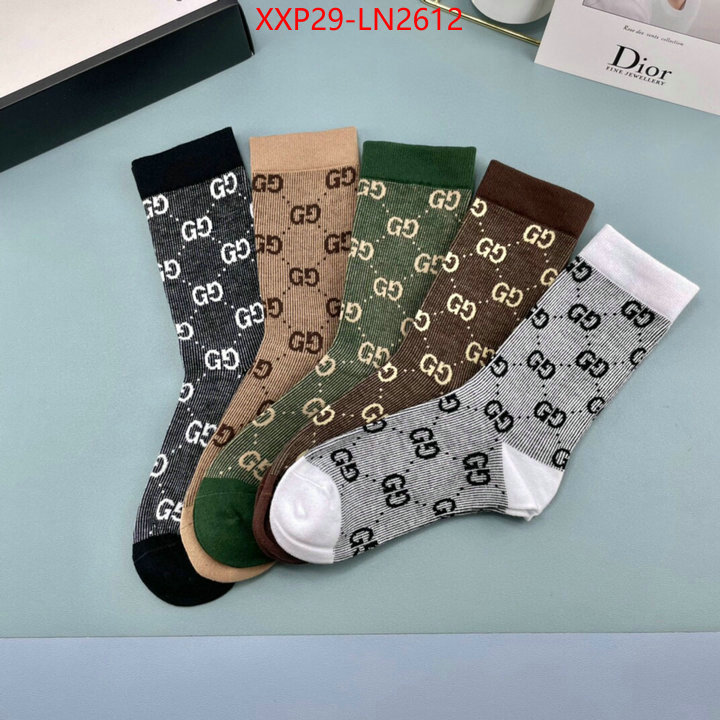 Sock-Gucci,fashion designer , ID: LN2612,$: 29USD