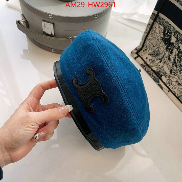 Cap (Hat)-Celine,2023 perfect replica designer , ID: HW2961,$: 29USD