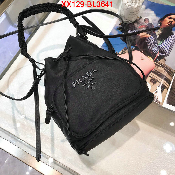 Prada Bags(TOP)-Backpack-,ID: BL3641,$: 129USD