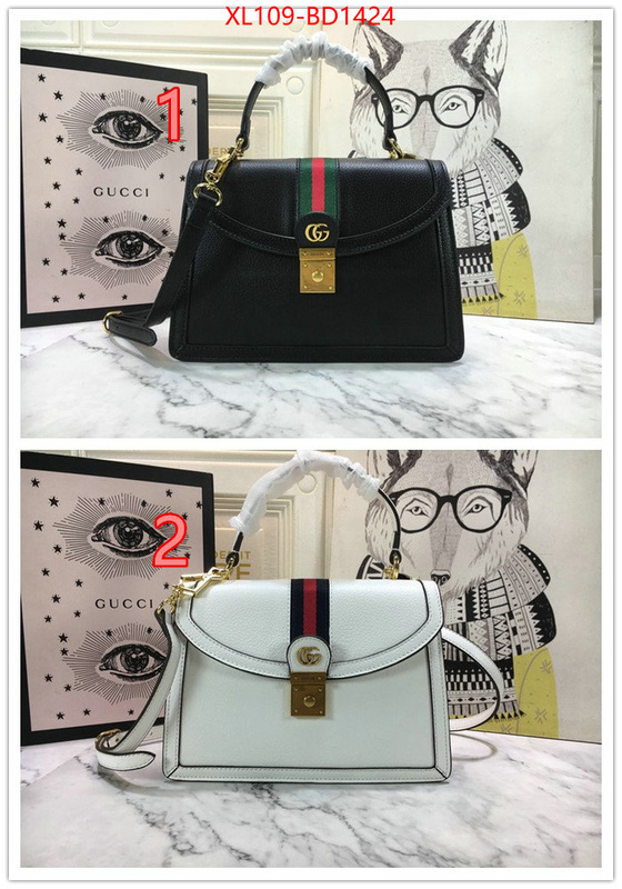 Gucci Bags(4A)-Handbag-,top quality designer replica ,ID: BD1424,$: 109USD