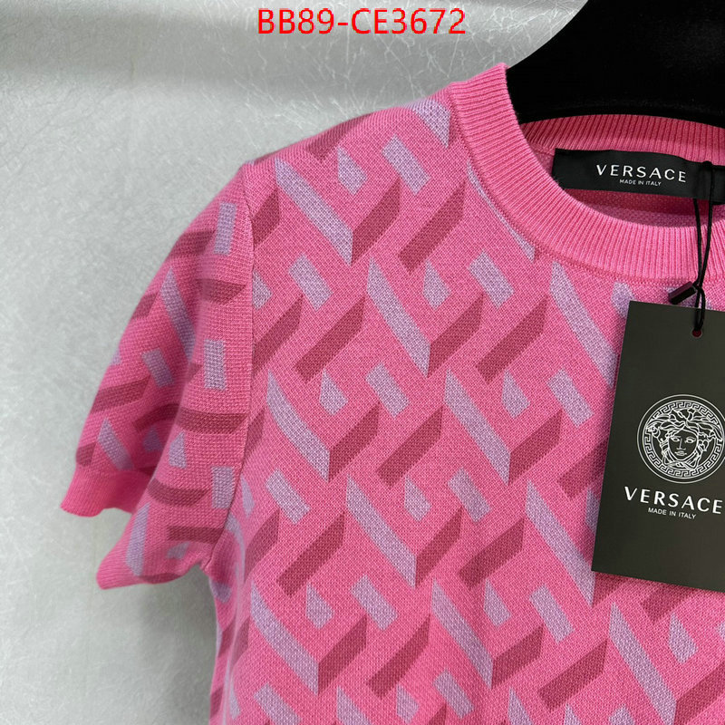 Clothing-Versace,new designer replica , ID: CE3672,$:89USD