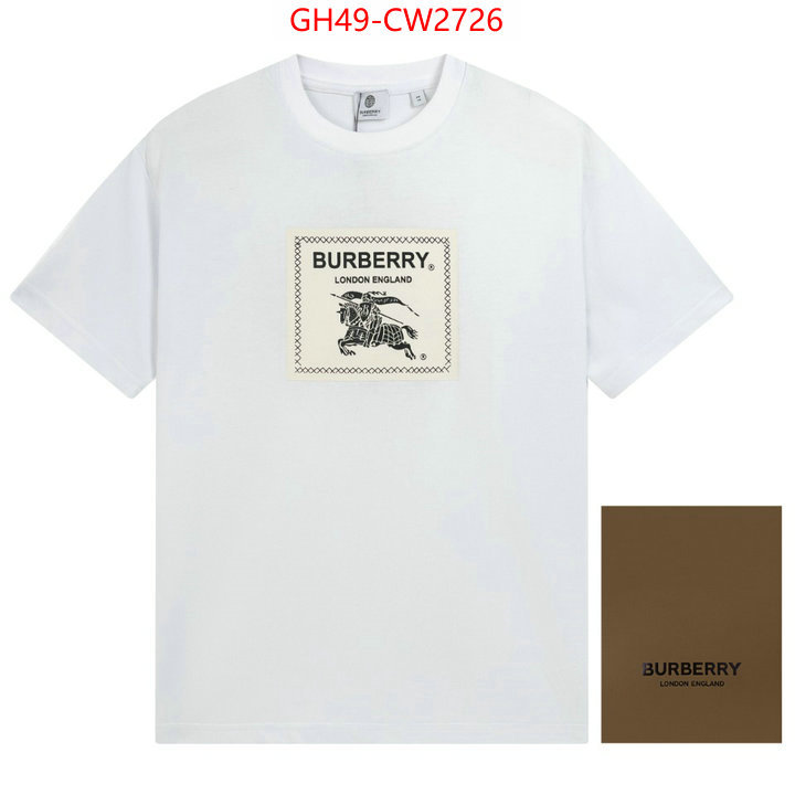 Clothing-Burberry,supplier in china , ID: CW2726,$: 49USD