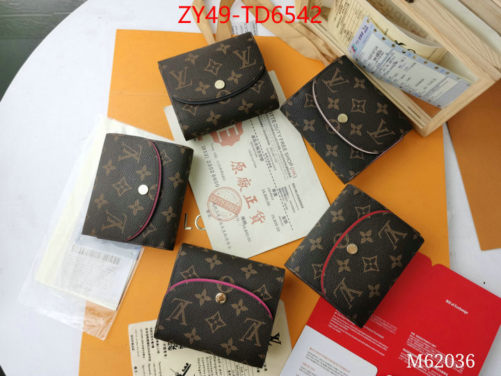 LV Bags(4A)-Wallet,we provide top cheap aaaaa ,ID: TD6542,$: 49USD