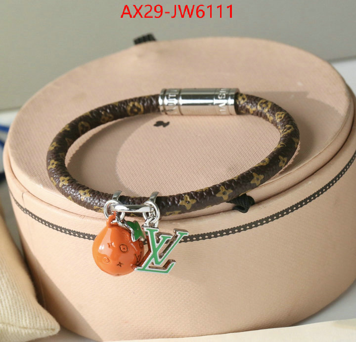 Jewelry-LV, ID: JW6111 ,1:1 replica wholesale,$: 29USD