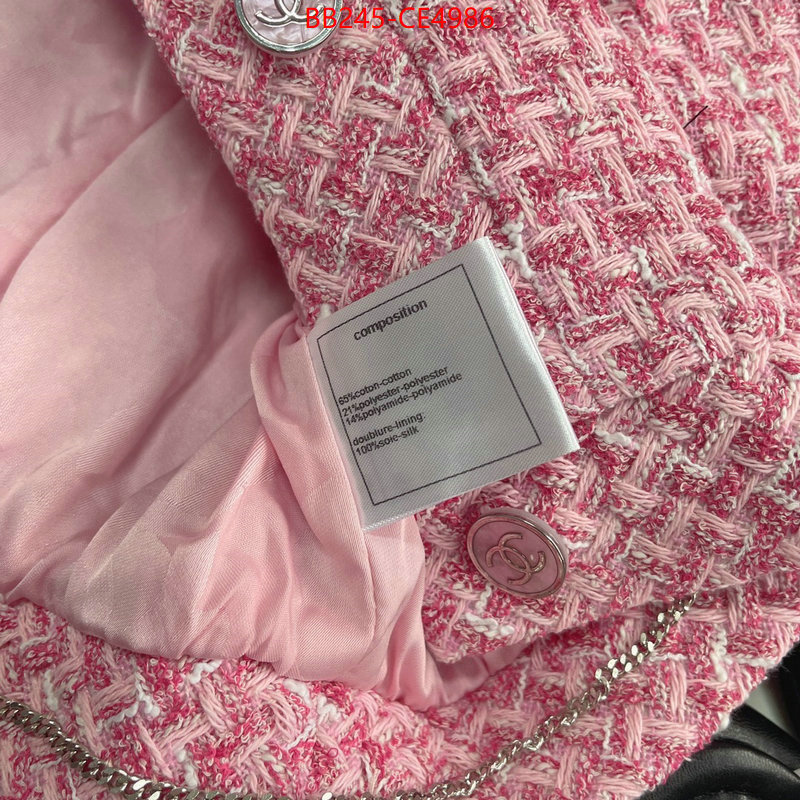 Clothing-Chanel,aaaaa , ID: CE4986,$: 245USD