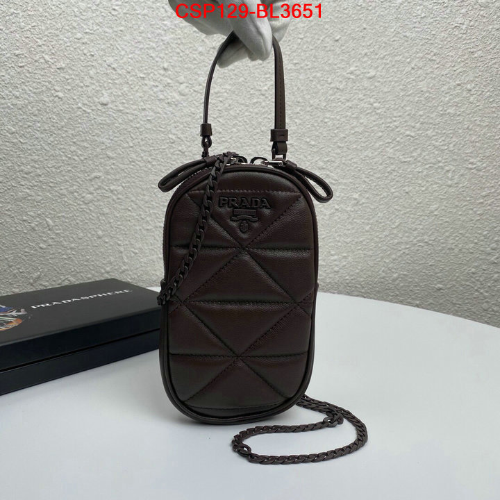 Prada Bags(TOP)-Diagonal-,ID: BL3651,$: 129USD