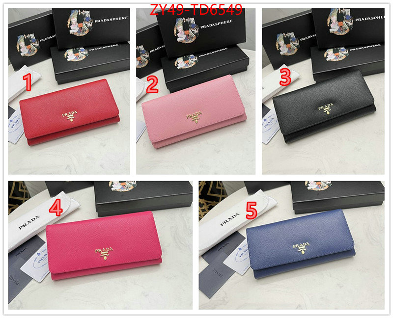 Prada Bags(4A)-Wallet,1:1 replica ,ID: TD6549,$: 49USD