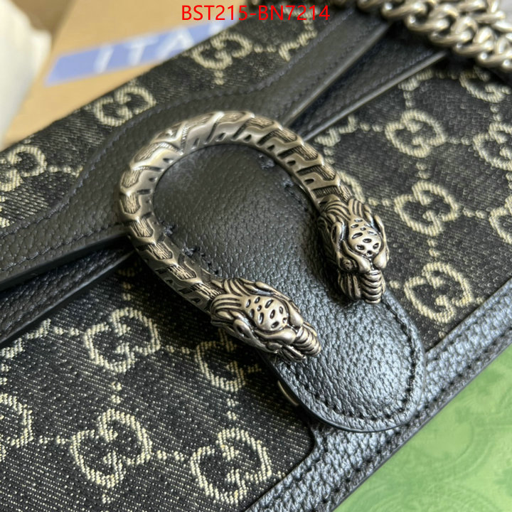 Gucci Bags(TOP)-Dionysus-,found replica ,ID: BN7214,$: 215USD