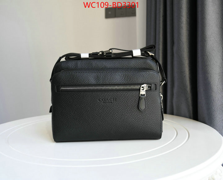 Coach Bags(4A)-Diagonal,what is a 1:1 replica ,ID: BD3301,$: 109USD