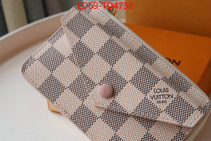 LV Bags(TOP)-Wallet,ID: TD4738,$: 69USD