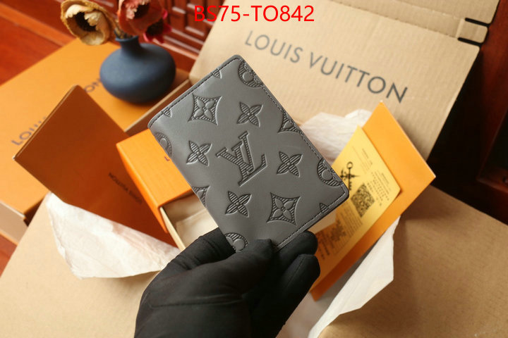 LV Bags(TOP)-Wallet,ID: TO842,$: 75USD