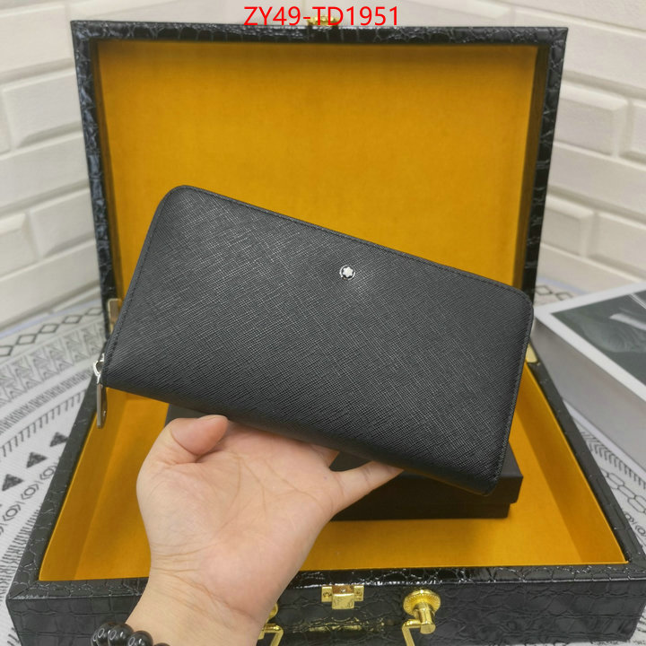 Montblanc Bags (4A)-Wallet,shop cheap high quality 1:1 replica ,ID: TD1951,$: 49USD