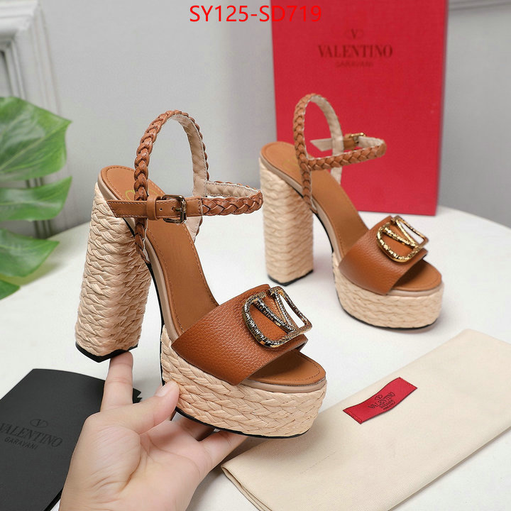 Women Shoes-Valentino,designer 7 star replica , ID: SD719,$: 125USD