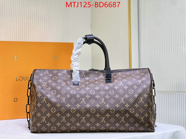LV Bags(4A)-Keepall BandouliRe 45-50-,for sale online ,ID: BD6687,$: 125USD