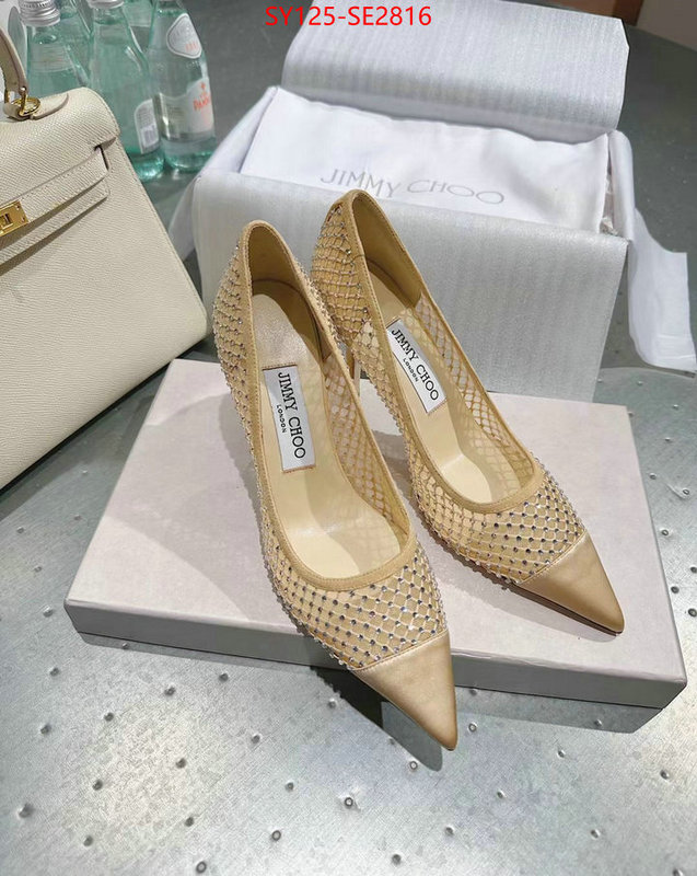 Women Shoes-Jimmy Choo,replica 1:1 high quality , ID: SE2816,$: 125USD