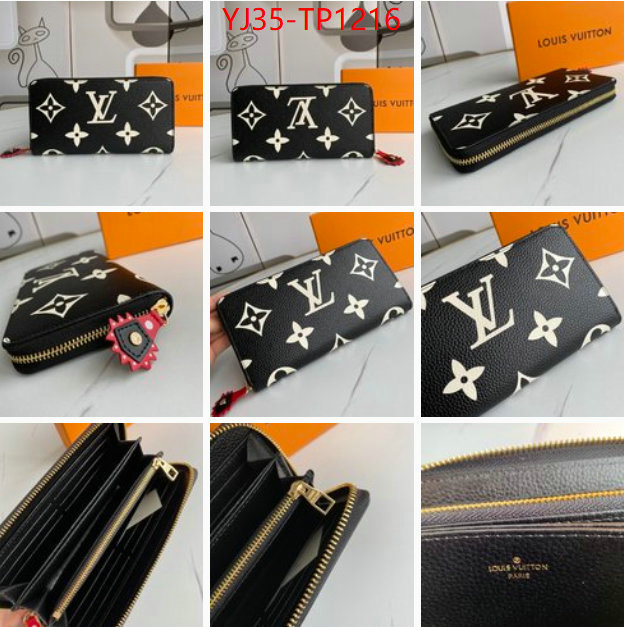 LV Bags(4A)-Wallet,ID: TP1216,$: 35USD
