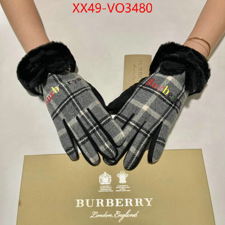 Gloves-Burberry,top perfect fake , ID: VO3480,$: 49USD