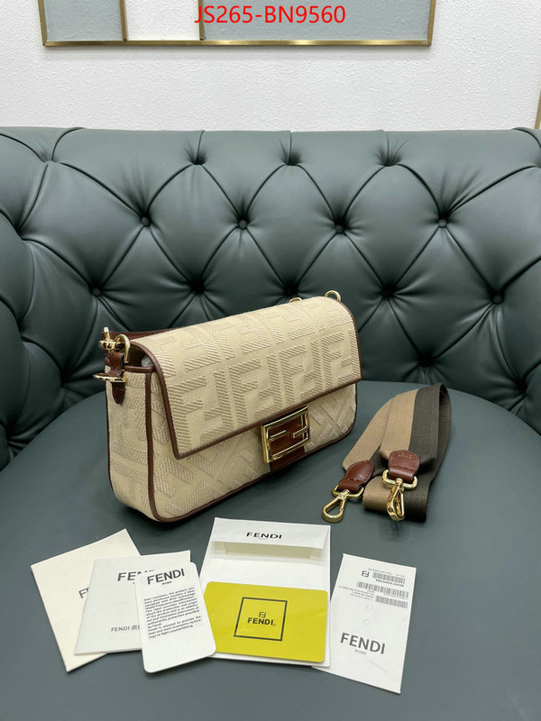 Fendi Bags(TOP)-Baguette,china sale ,ID: BN9560,$: 265USD