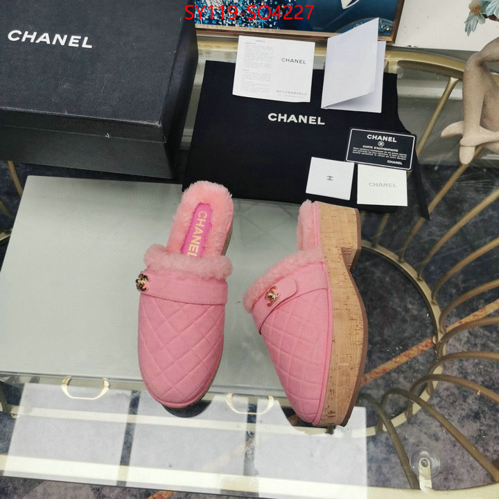 Women Shoes-Chanel,top fake designer , ID: SO4227,$: 119USD