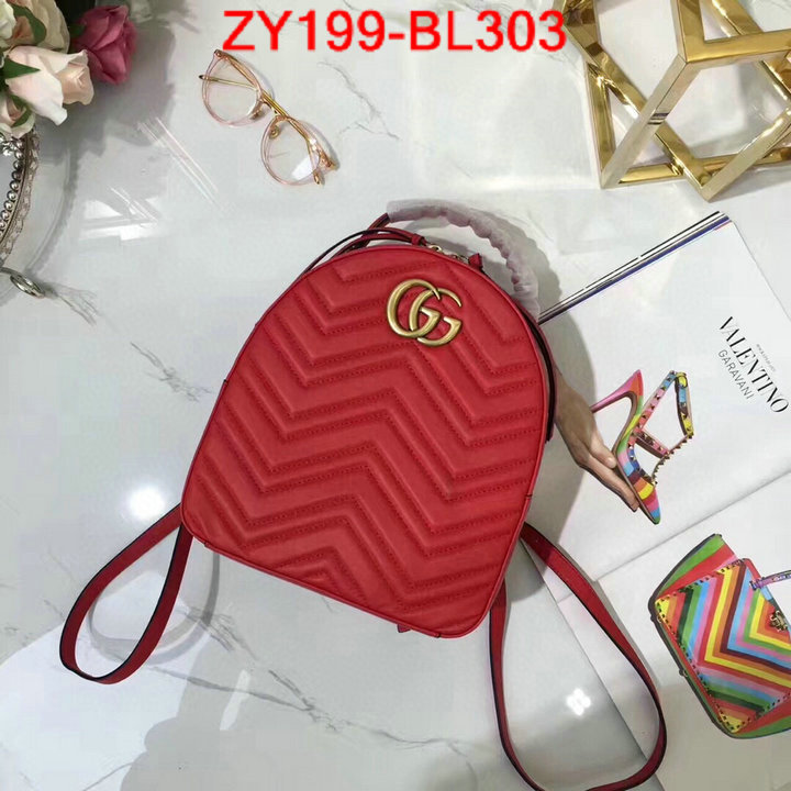 Gucci Bags(TOP)-Backpack-,what's the best place to buy replica ,ID: BL303,$:199USD