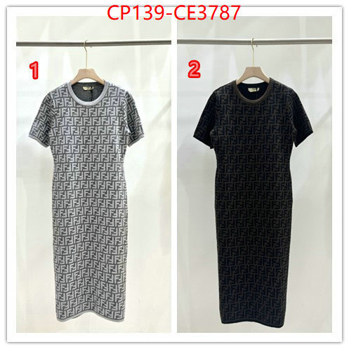 Clothing-Fendi,designer 1:1 replica , ID: CE3787,$: 139USD