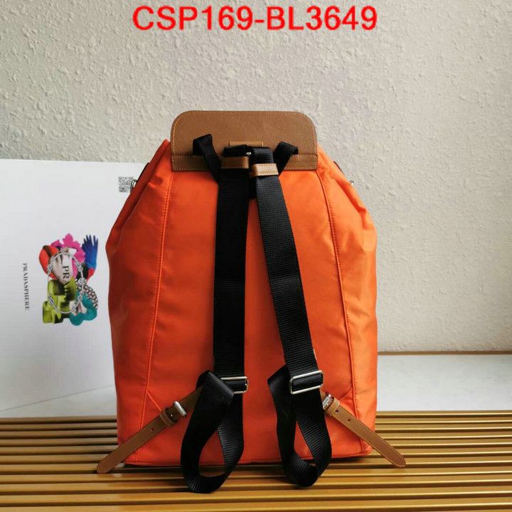 Prada Bags(TOP)-Backpack-,ID: BL3649,$: 169USD