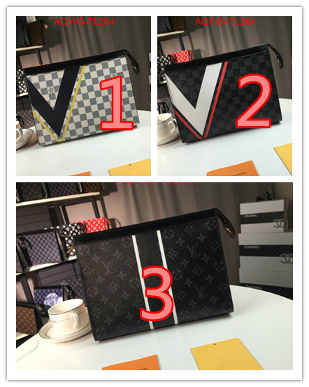 LV Bags(4A)-Wallet,top 1:1 replica ,ID: TL264,$:49USD