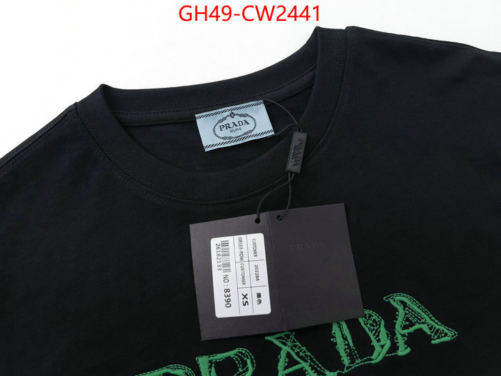 Clothing-Prada,luxury shop , ID: CW2441,$: 49USD