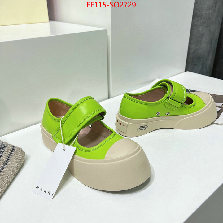 Women Shoes-Marni,top perfect fake , ID: SO2729,$: 115USD