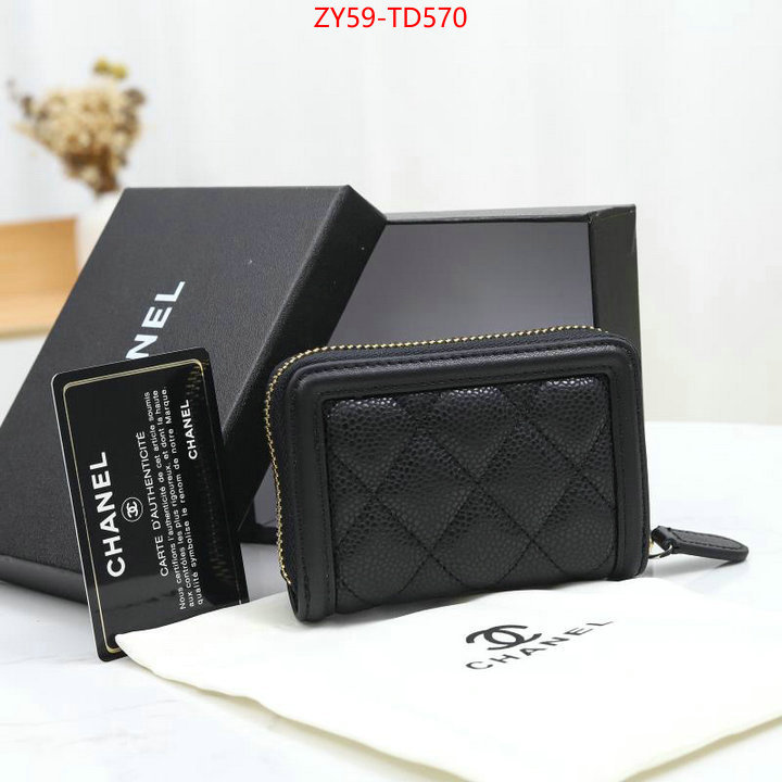 Chanel Bags(4A)-Wallet-,ID: TD570,$: 59USD