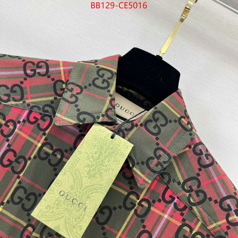 Clothing-Gucci,wholesale sale , ID: CE5016,$: 129USD