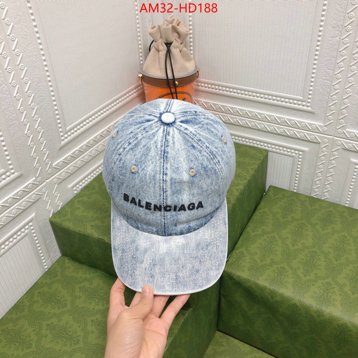 Cap (Hat)-Balenciaga,high quality happy copy , ID: HD188,$: 32USD