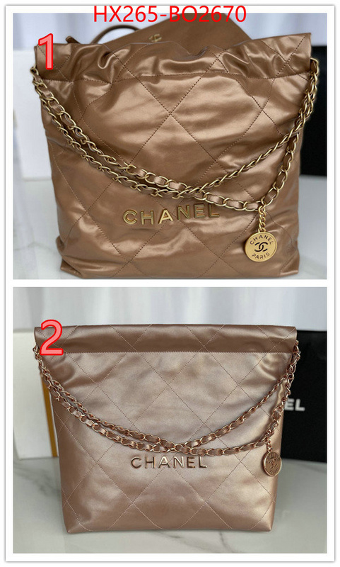 Chanel Bags(TOP)-Handbag-,ID: BO2670,$: 265USD