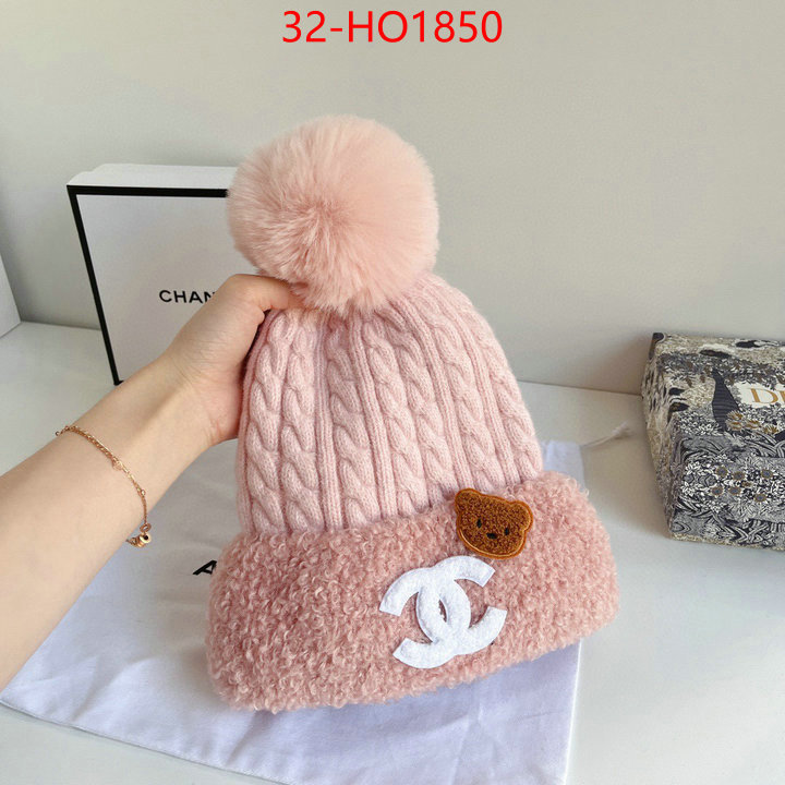 Cap (Hat)-Chanel,1:1 replica wholesale , ID: HO1850,$: 32USD