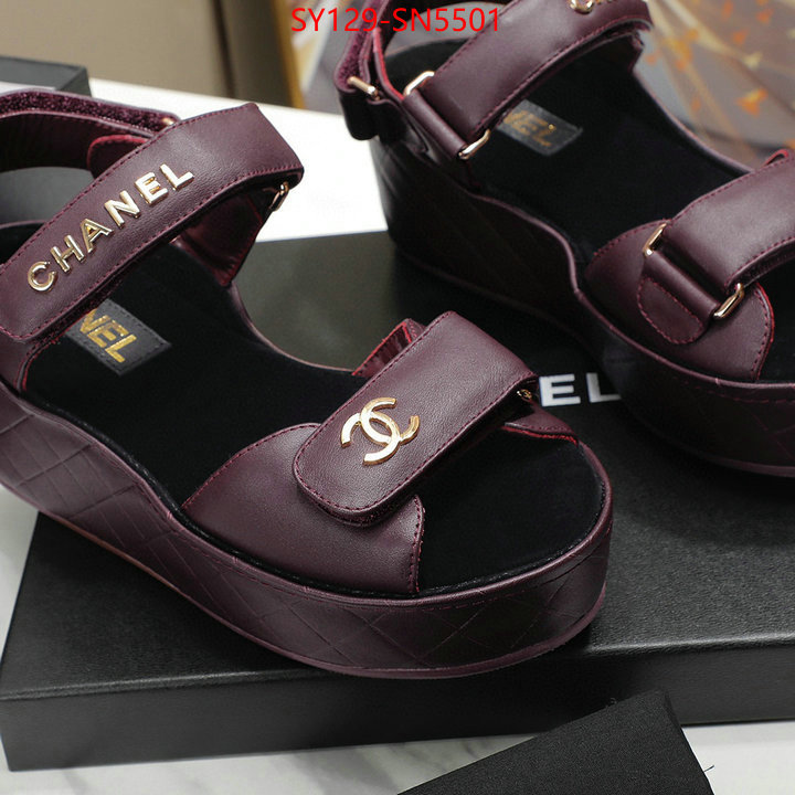 Women Shoes-Chanel,1:1 replica wholesale , ID: SN5501,$: 129USD